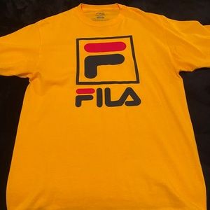 Fila Orange block tee
